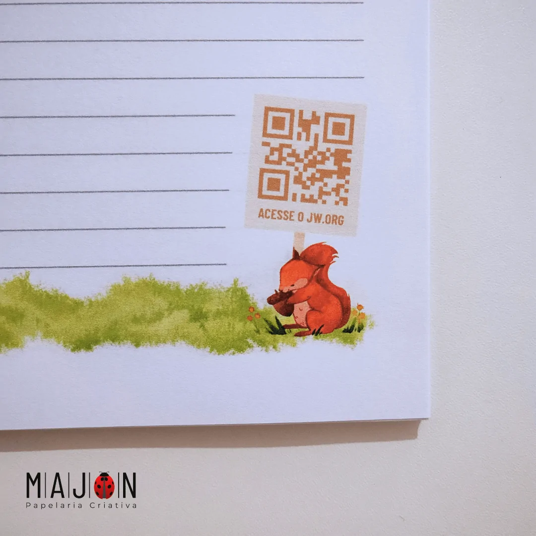 Bloco para Testemunho por Cartas - Coleção Bichinhos - Imagem 5