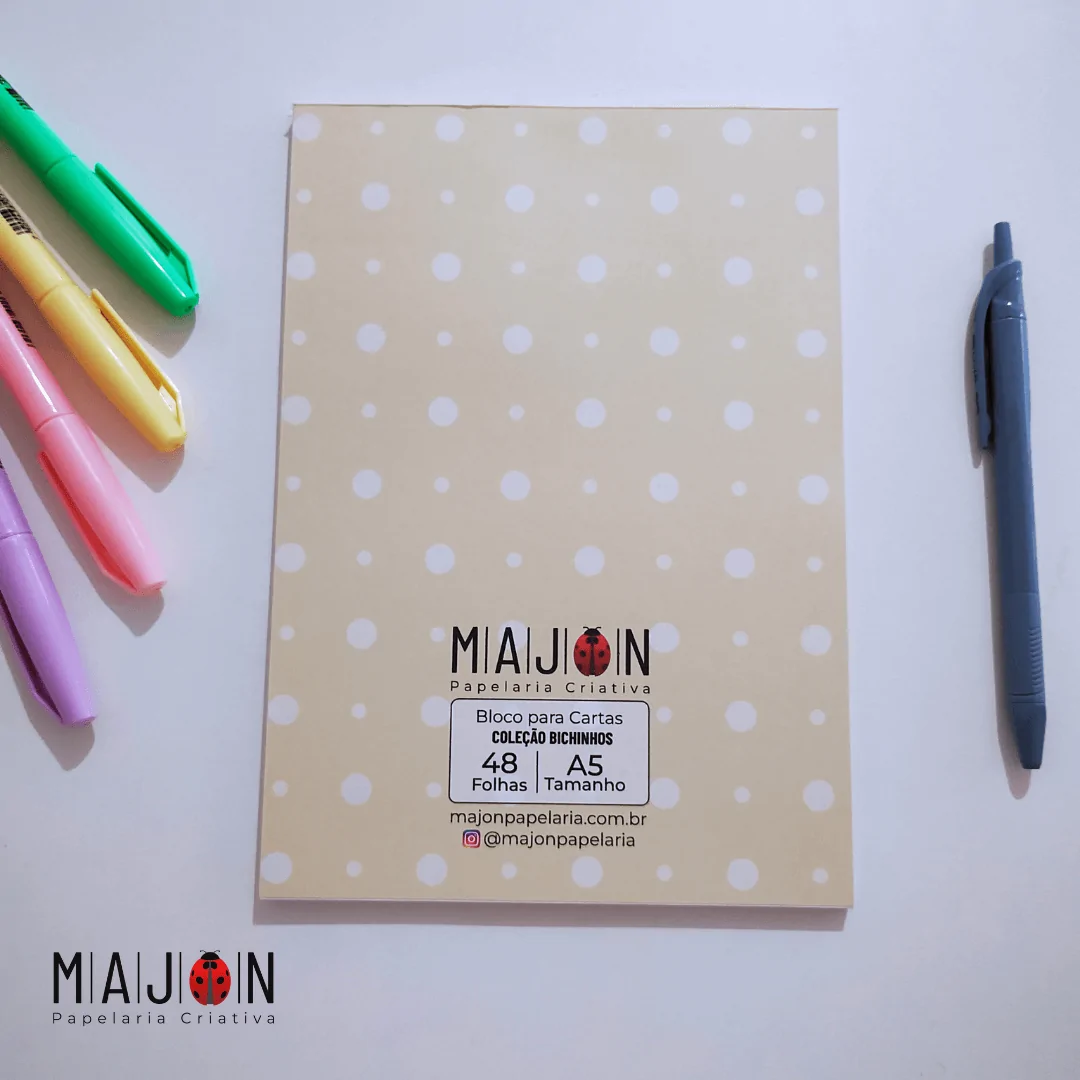 Bloco para Testemunho por Cartas - Coleção Bichinhos - Imagem 3