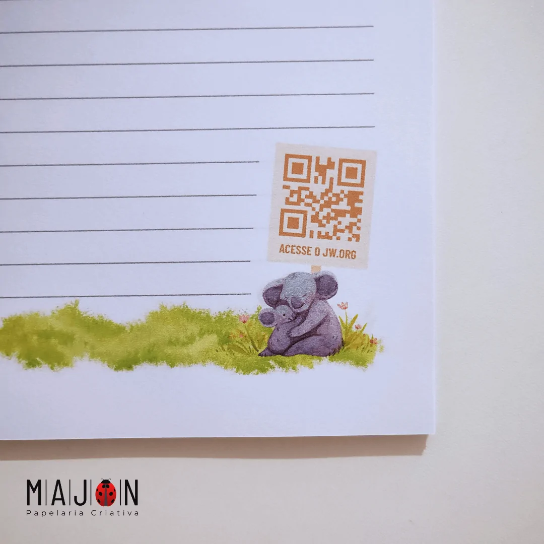 Bloco para Testemunho por Cartas - Coleção Bichinhos - Imagem 9