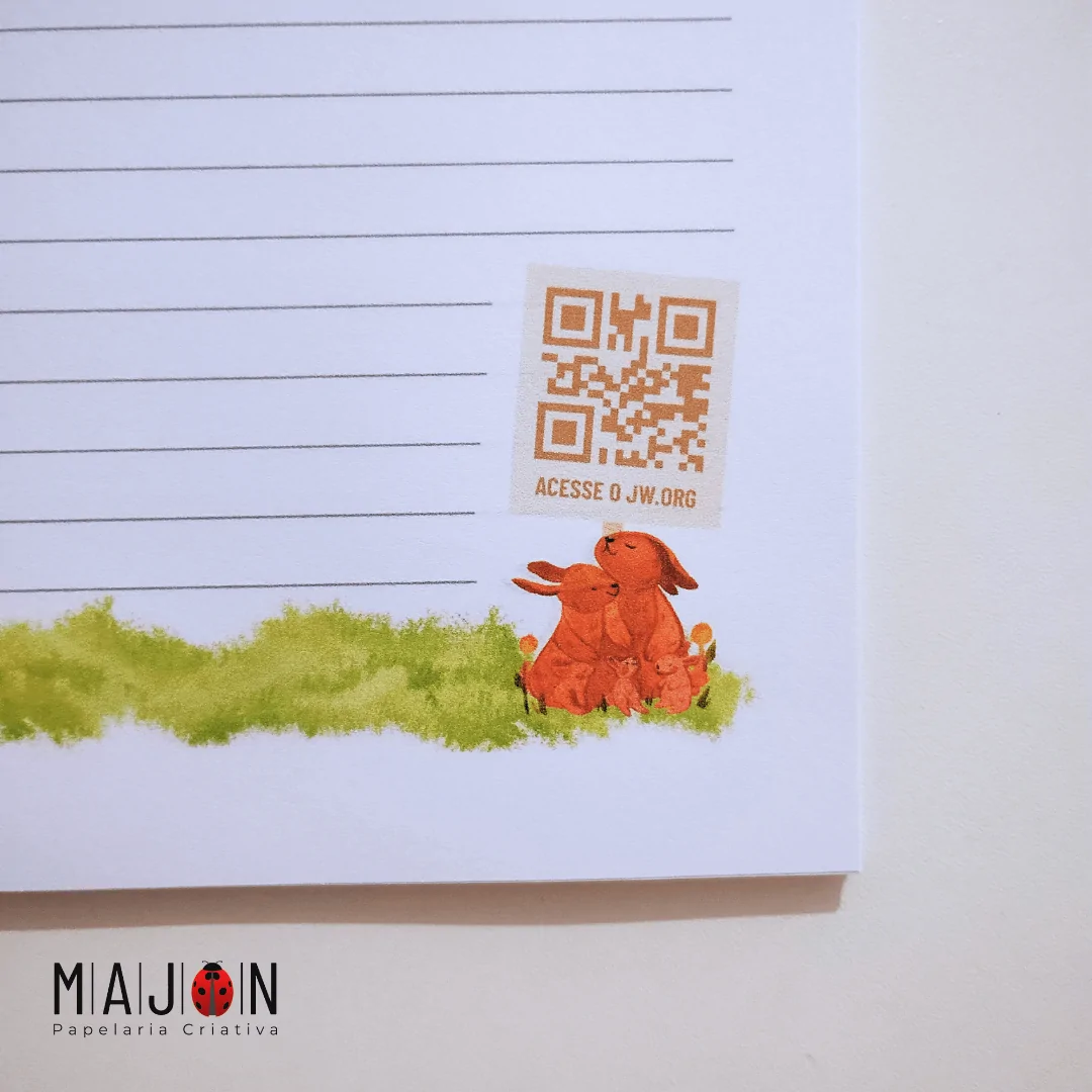 Bloco para Testemunho por Cartas - Coleção Bichinhos - Imagem 7