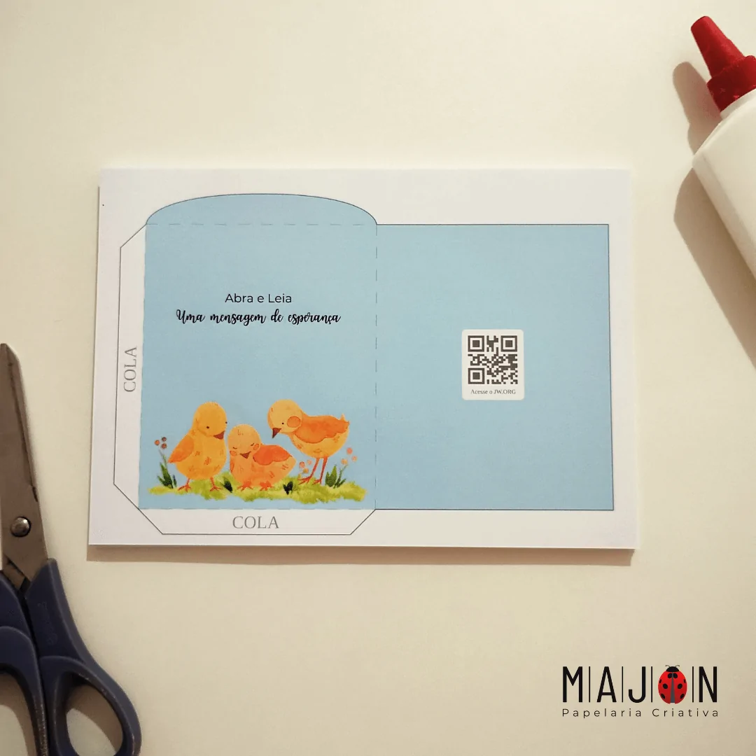 Kit de envelopes para montagem - Coleção Bichinhos - Imagem 4