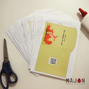 Kit de envelopes para montagem - Coleção Bichinhos
